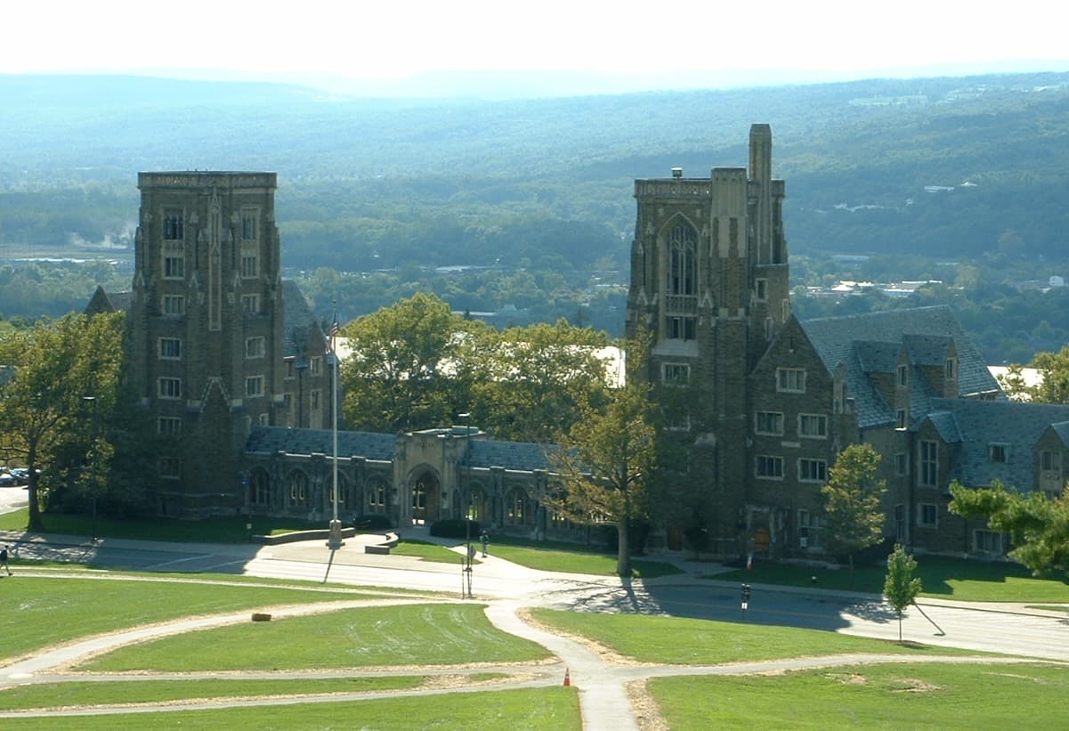 Cornell University campus in Ithaca, New York